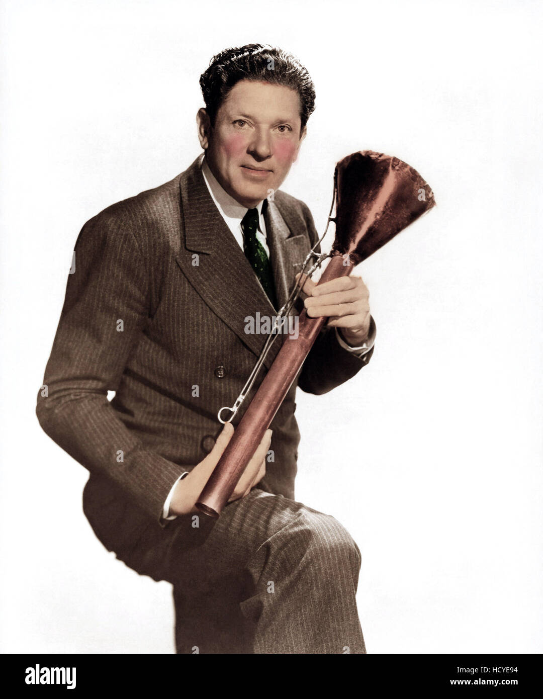 Bob Burns, with his famed bazooka, 1936 Stock Photo Alamy