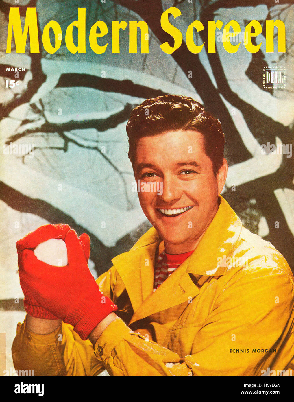 Dennis Modern Screen magazine cover, March 1946 Stock Photo Alamy
