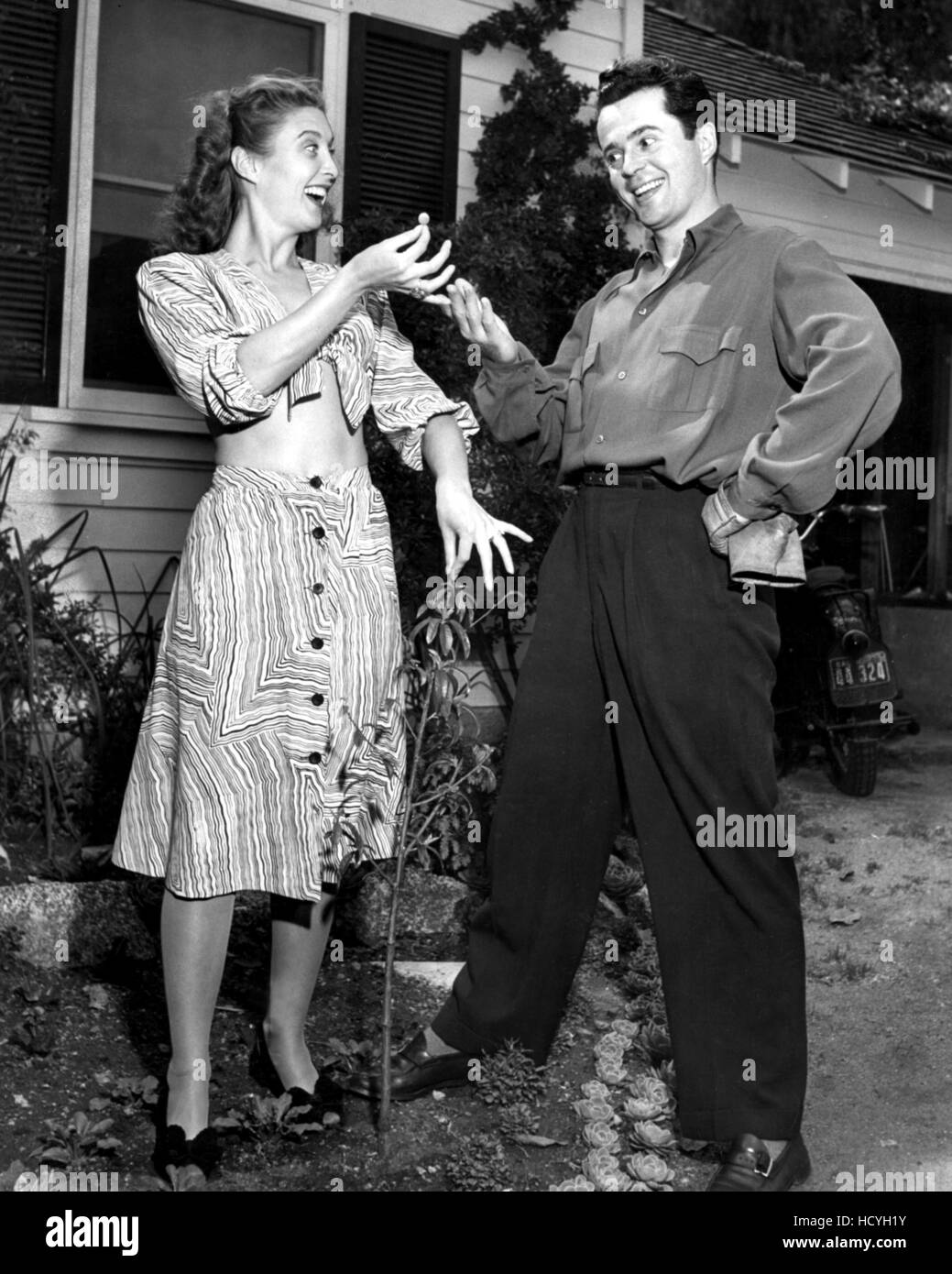 Betty Garrett, with husband Larry Parks, ca. 1947 Stock Photo Alamy