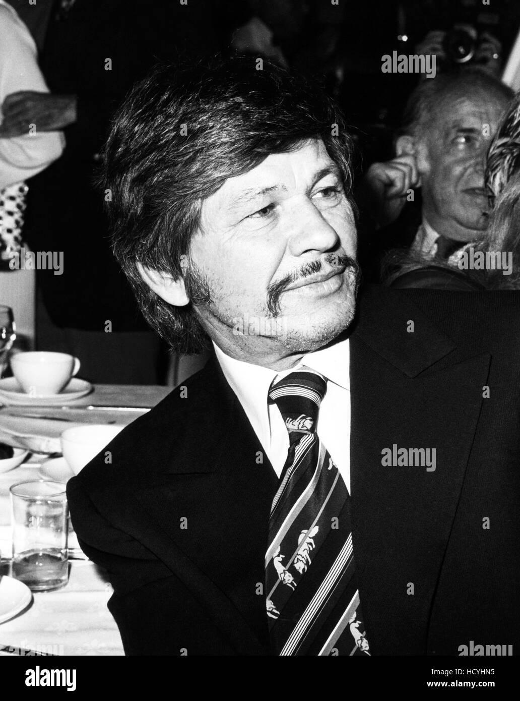 Charles Bronson at the Columbia Pictures 50th anniversary party, 1973 ...