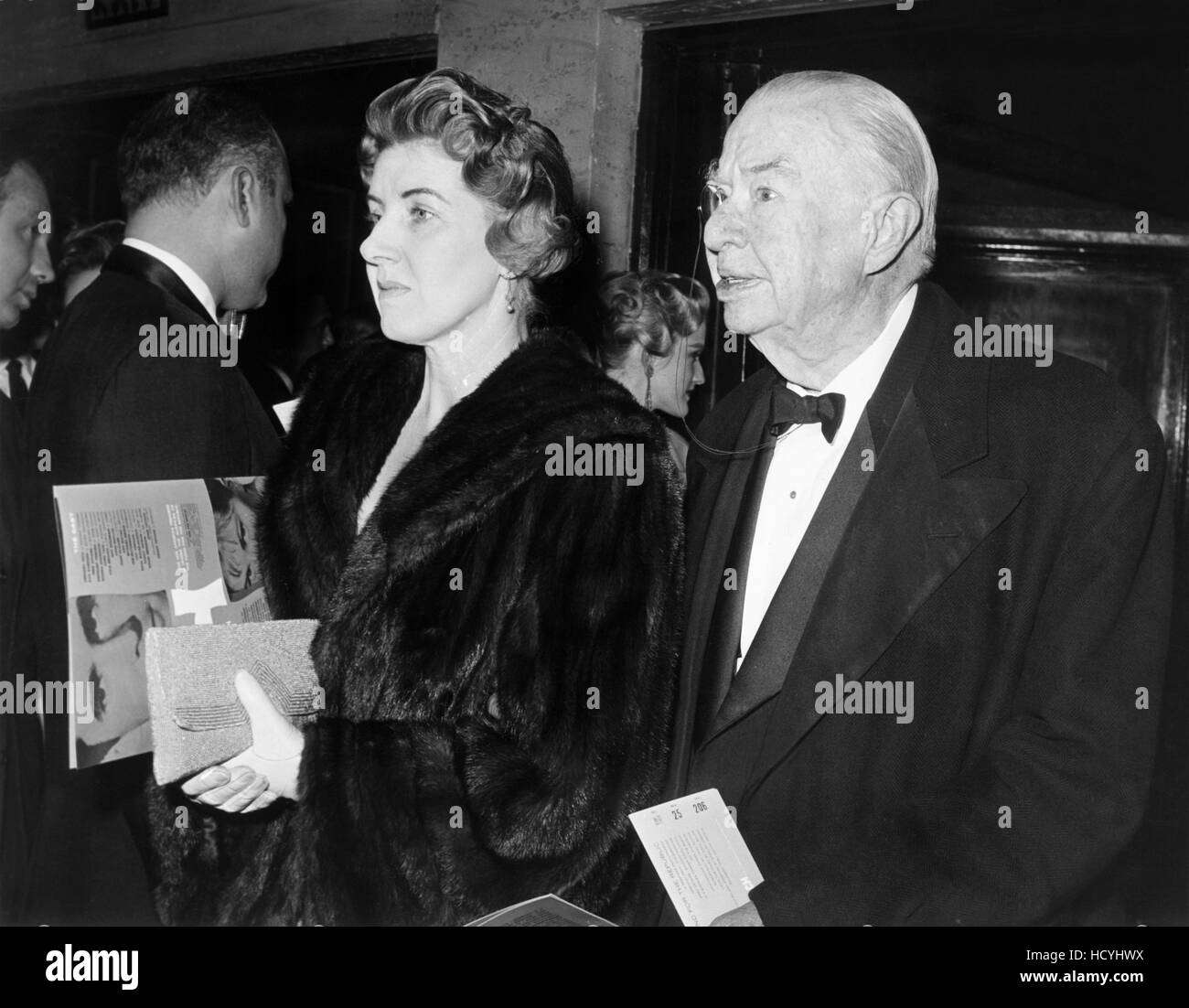 Charles Coburn (right) and wife Winifred Natzka at attending the ...