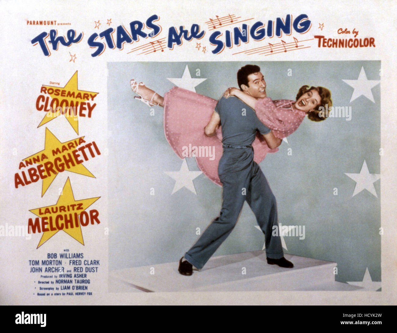 THE STARS ARE SINGING, Rosemary Clooney, John Archer, 1953 Stock Photo