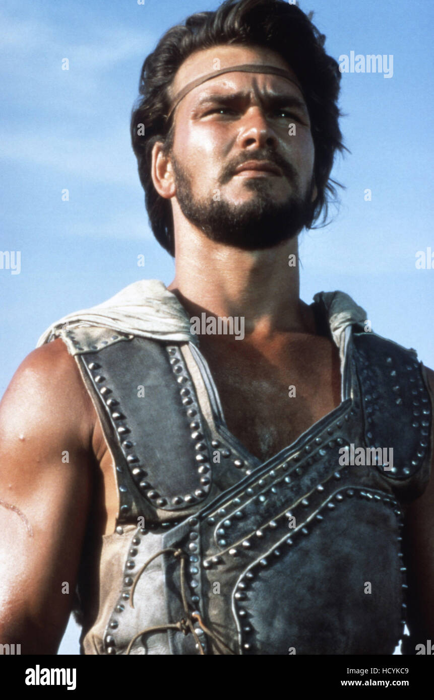 STEEL DAWN, Patrick Swayze, 1987, (c) Vestron Pictures/courtesy Everett Collection Stock Photo