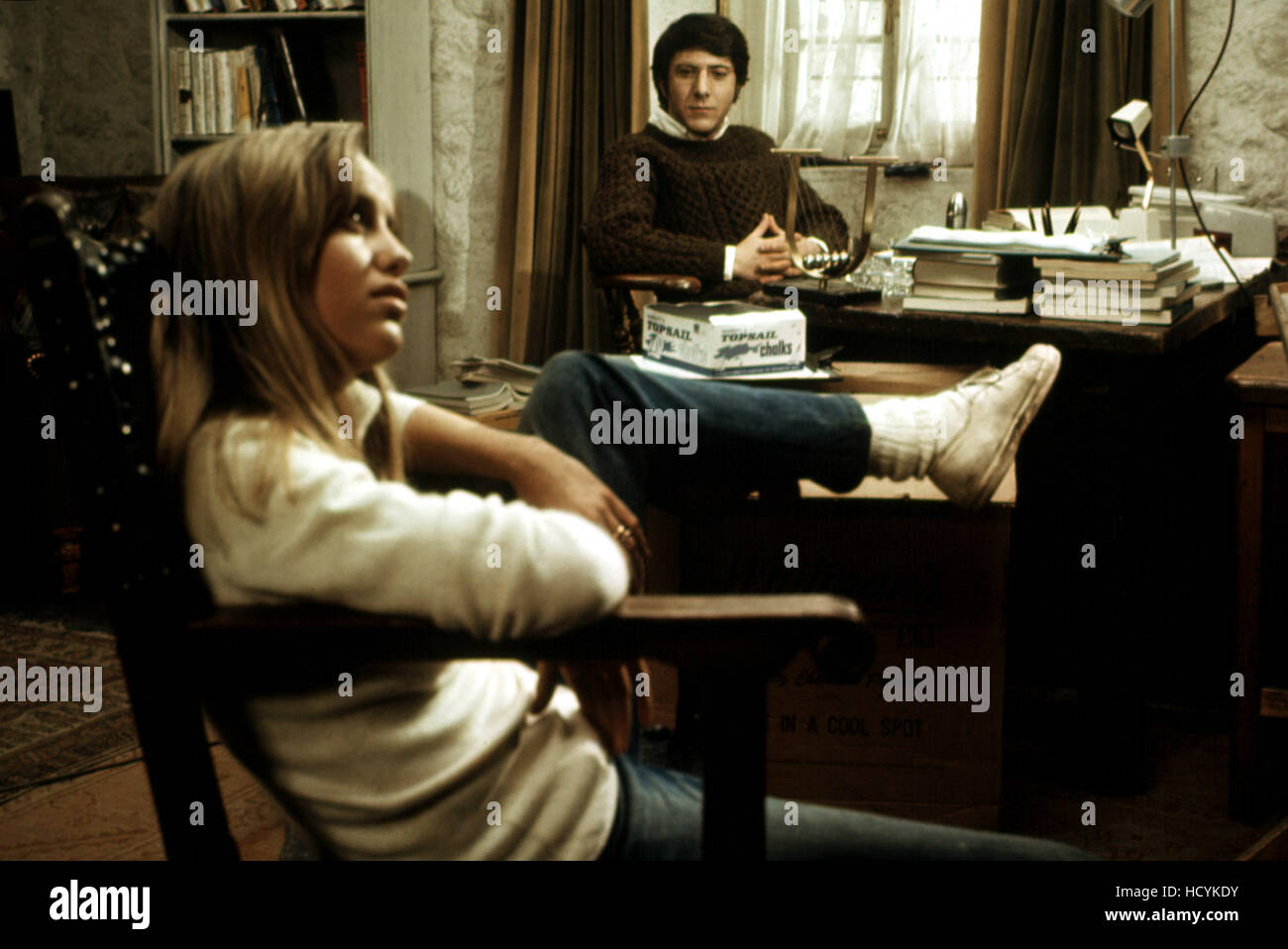 STRAW DOGS, Susan Dustin Hoffman, 1971 Stock Photo Alamy