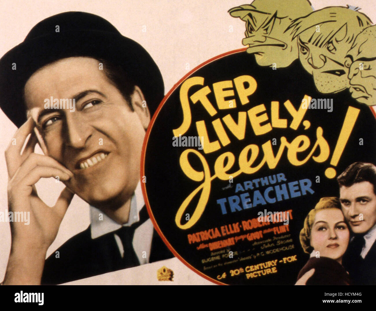 STEP LIVELY, JEEVES!, Arthur Treacher, Patricia Ellis, Robert Kent