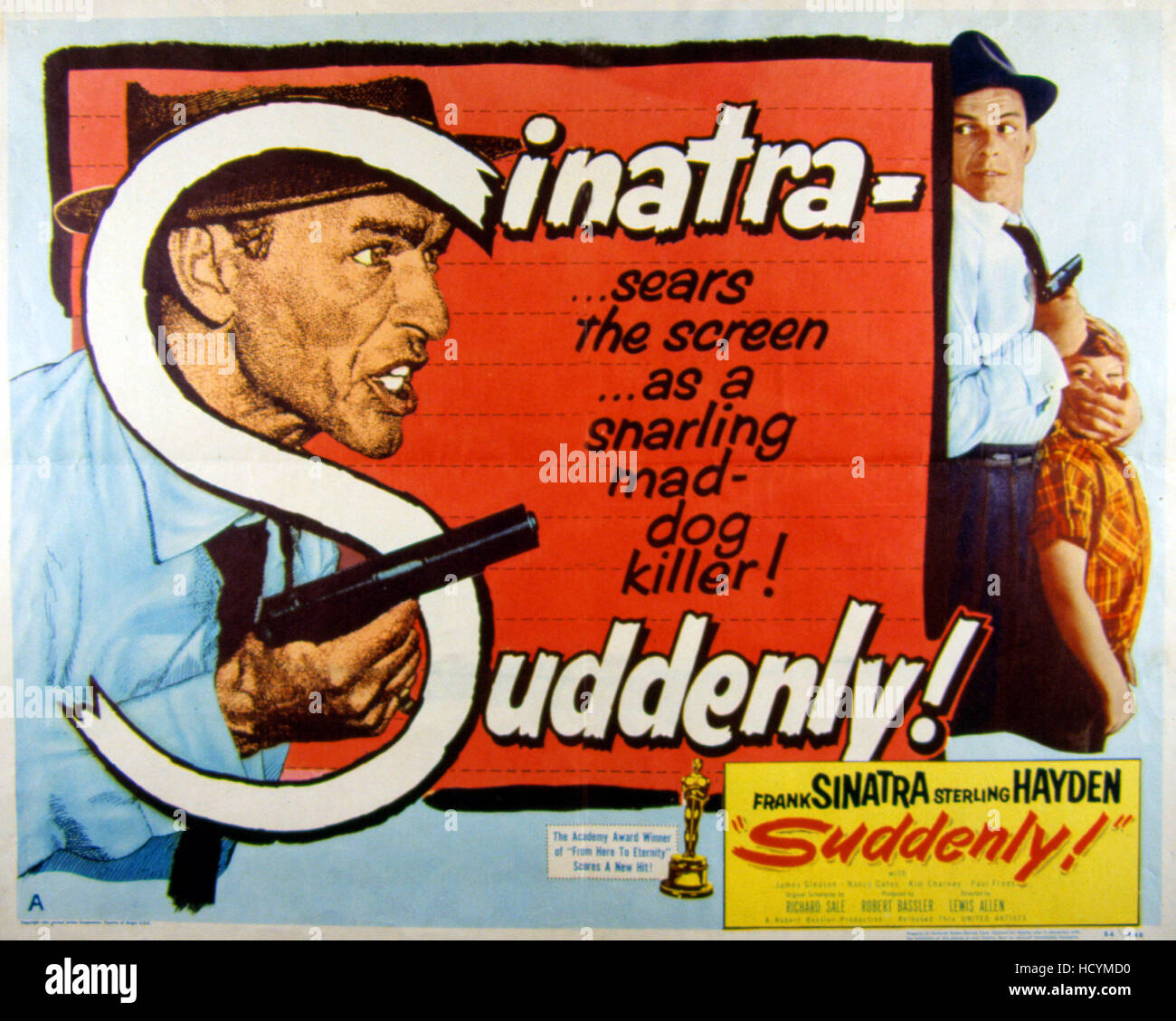 SUDDENLY, Frank Sinatra, 1954, gun Stock Photo - Alamy