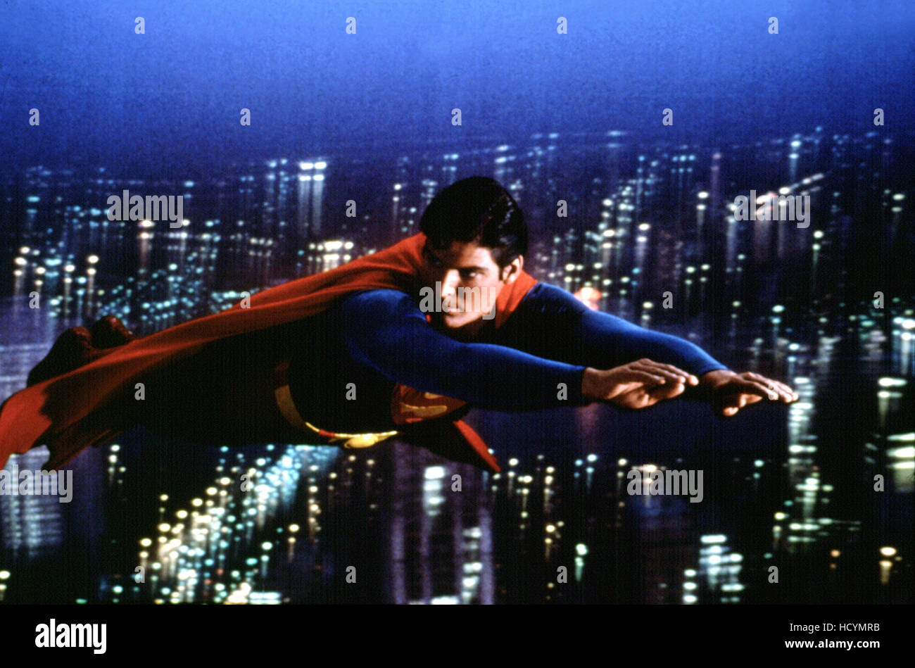 SUPERMAN, Christopher Reeve, 1978 Stock Photo