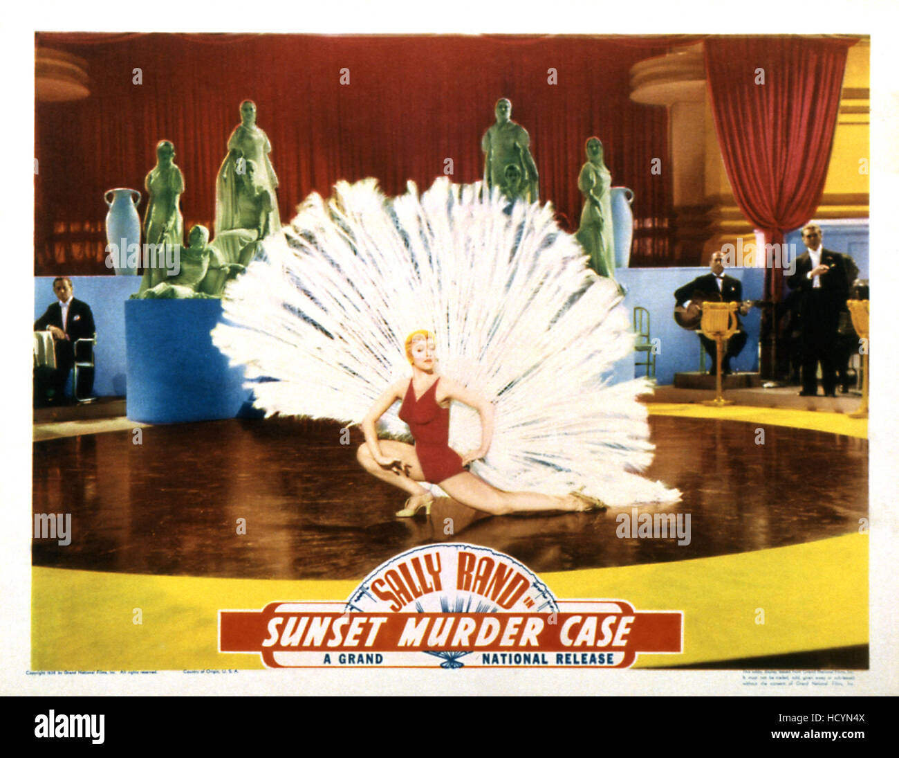 THE SUNSET STRIP CASE (aka THE SUNSET MURDER CASE; HIGH EXPLOSIVE), Sally Rand, 1938 Stock Photo