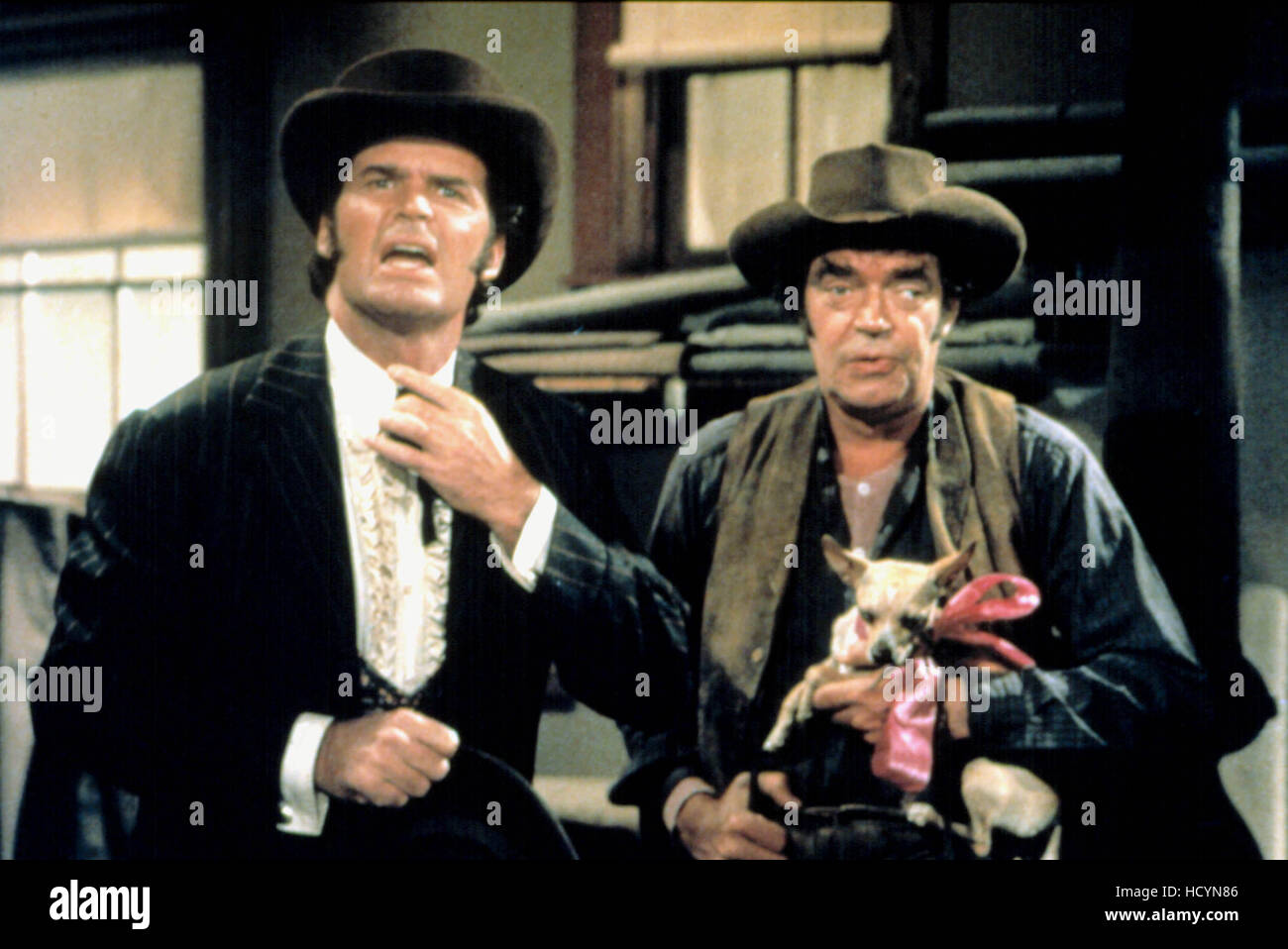 SUPPORT YOUR LOCAL GUNFIGHTER, James Garner, Jack Elam, 1971 Stock Photo Alamy