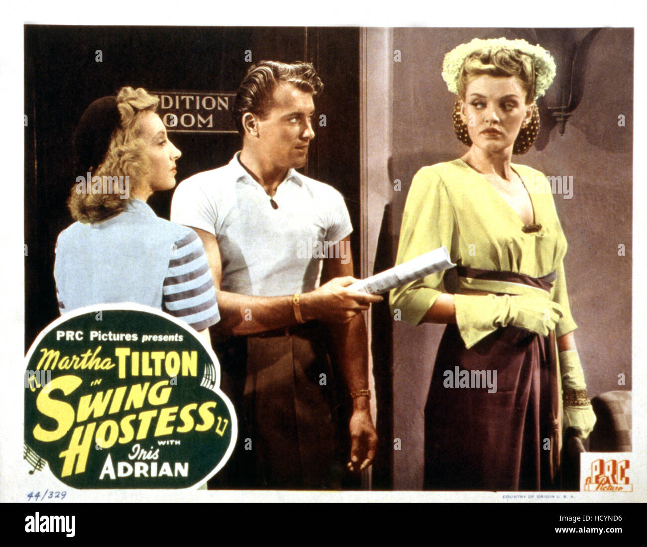 SWING HOSTESS Left Martha Tilton Right Betty Brodel 1944 Stock SWING HOSTESS Left Martha Tilton Right Betty Brodel 1944 Stock