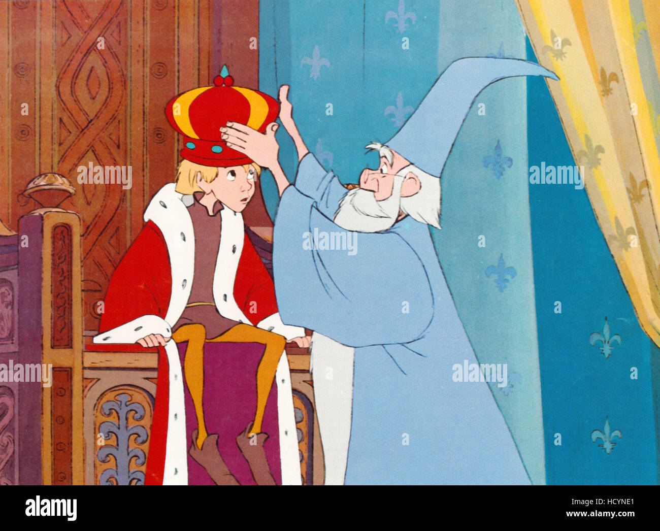 THE SWORD IN THE STONE, Disney animated film, 1963 Stock Photo