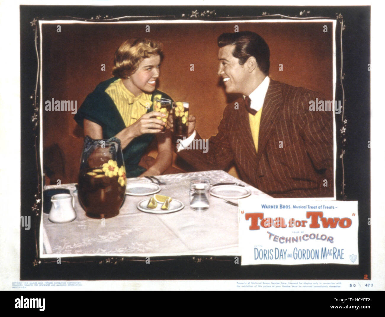 TEA FOR TWO, from left Doris Day, Gordon MacRae, 1950 Stock Photo Alamy