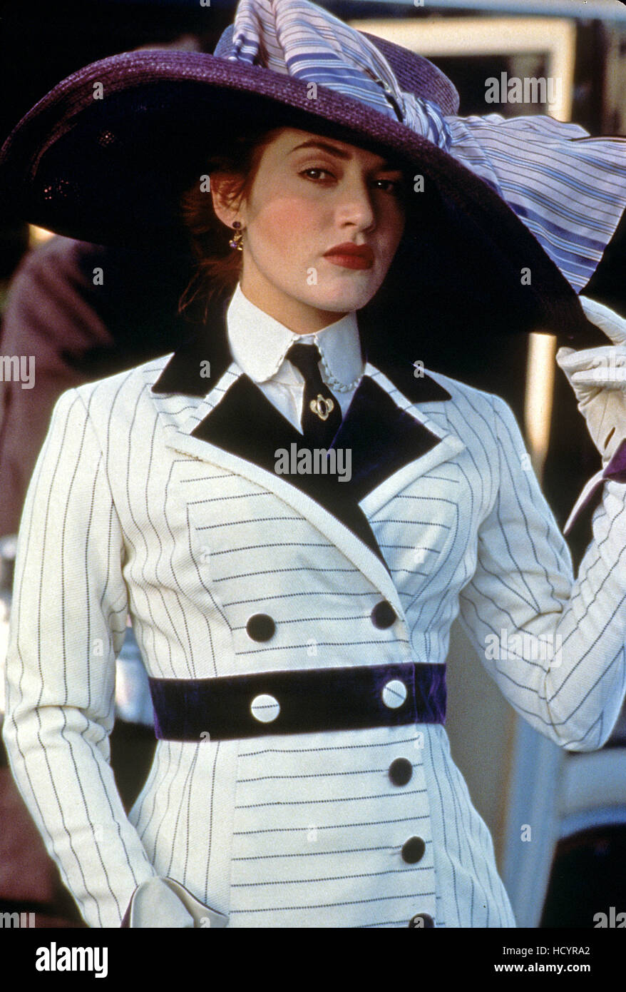 TITANIC, Kate Winslet, 1997. TM and Copyright (c) 20th Century Fox Film Corp.  All rights reserved. Courtesy: Everett Collection Stock Photo - Alamy, image size:878x1390
