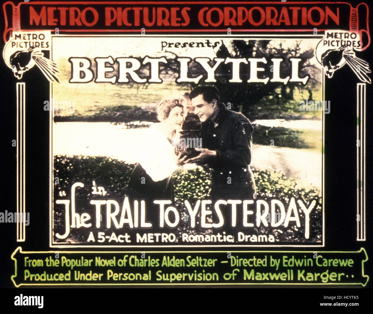 THE TRAIL TO YESTERDAY, US poster, from left Anna Q. Nilsson, Bert