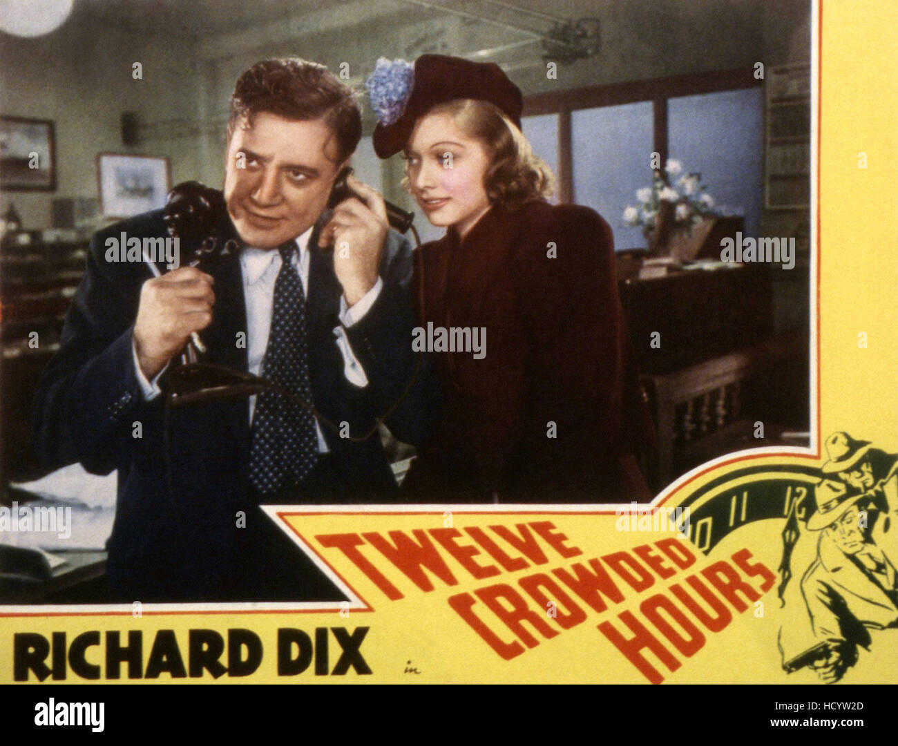 TWELVE CROWDED HOURS, Richard Dix, Lucille Ball, 1939 Stock Photo Alamy