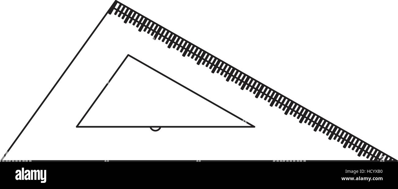Ruler icon. Instrument tool work and measurement theme. Isolated design ...