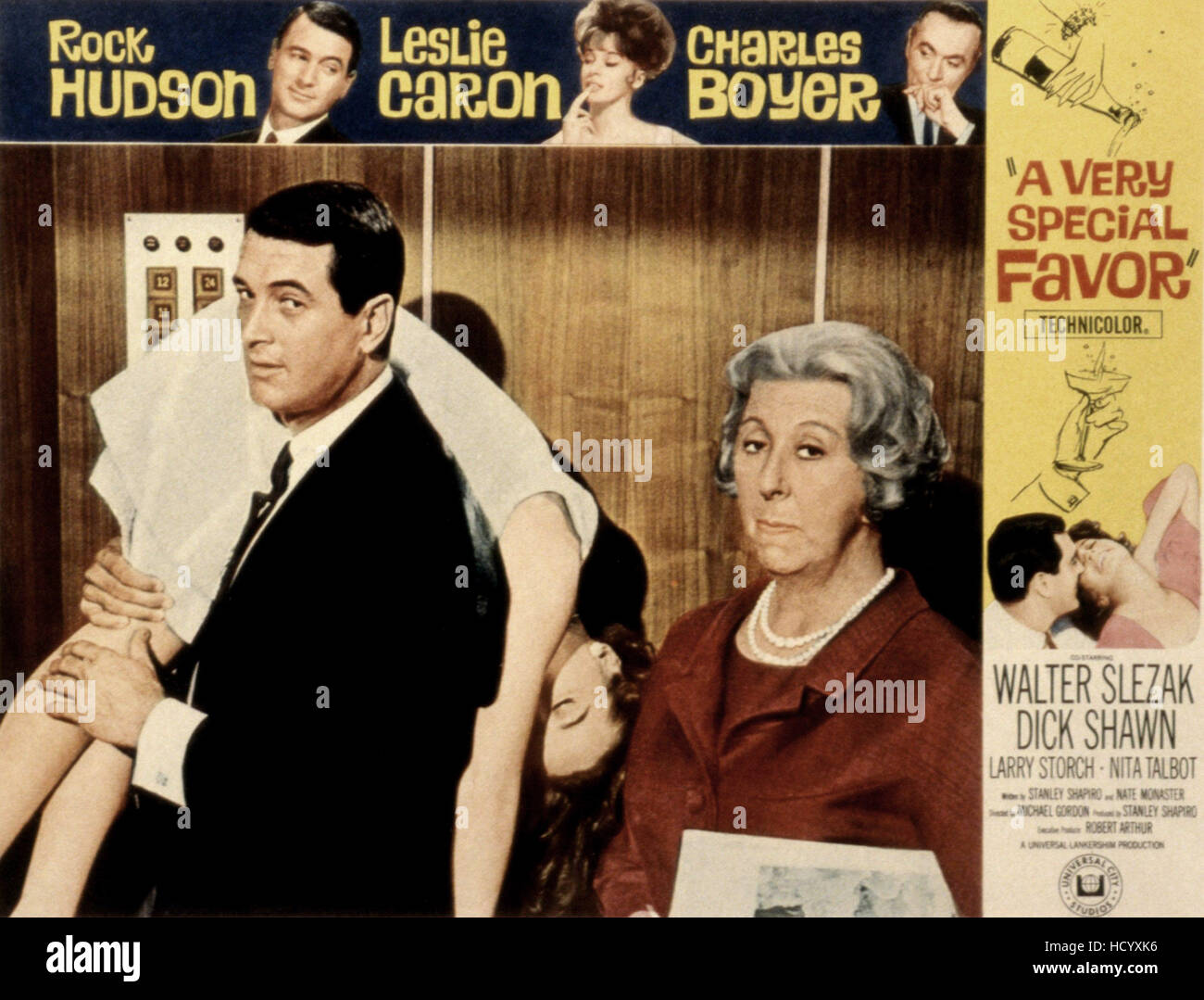 A VERY SPECIAL FAVOR, Leslie Caron, Rock Hudson, Norma Varden, Charles ...