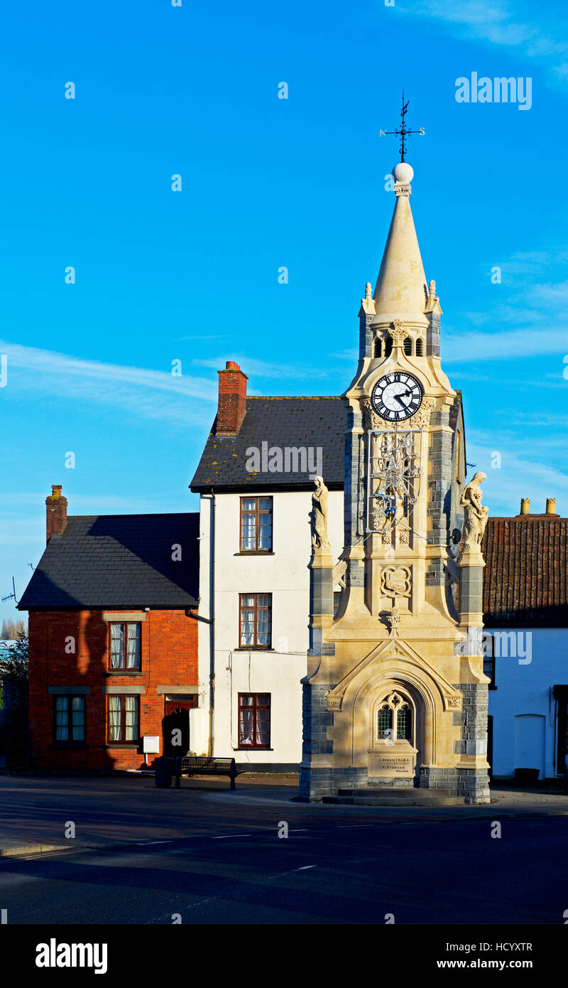The Clock Tower, Tiverton, Devon, England UK Stock Photo