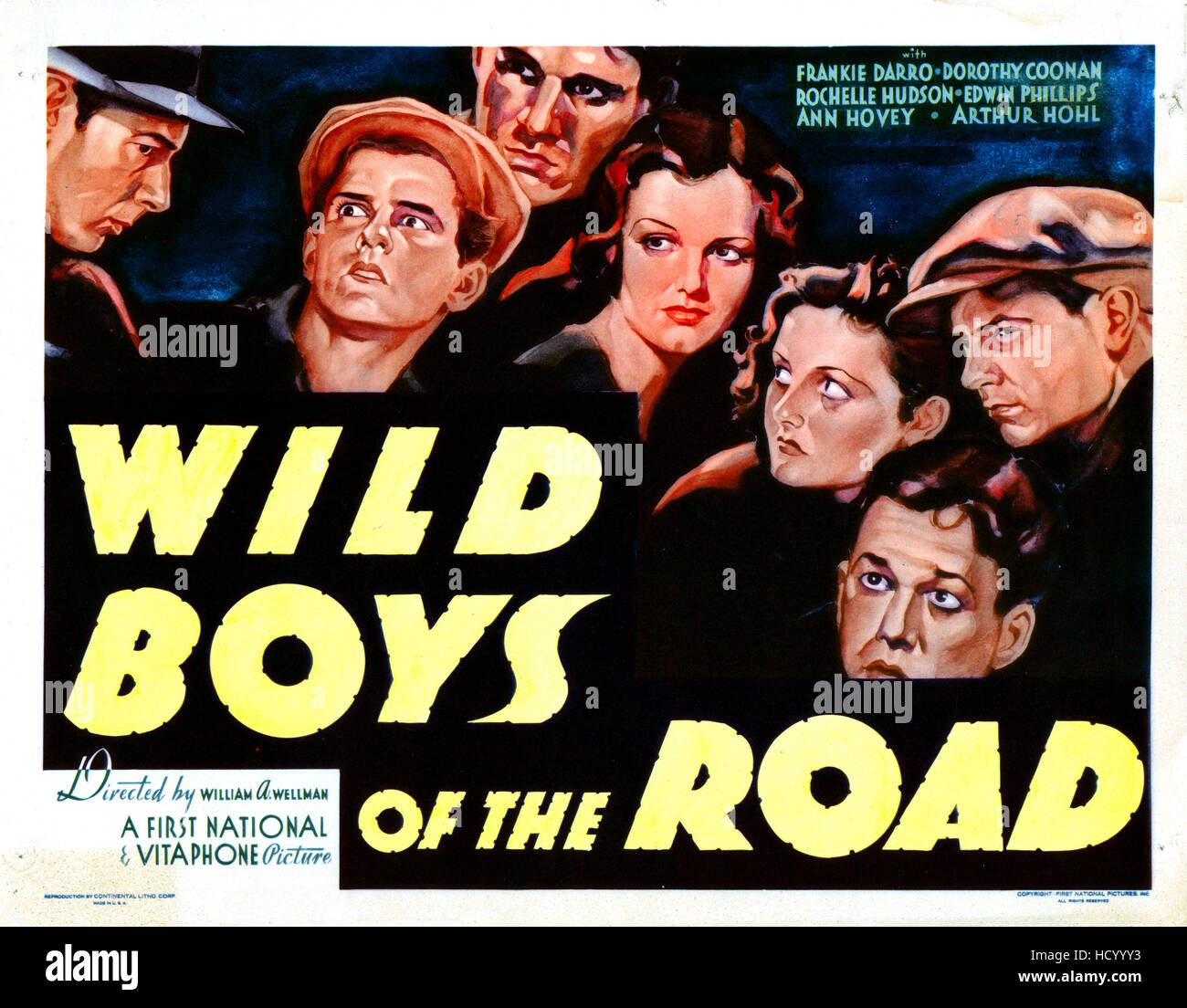 WILD BOYS OF THE ROAD, Edwin Phillips, Frankie Darro, Dorothy Coonan ...