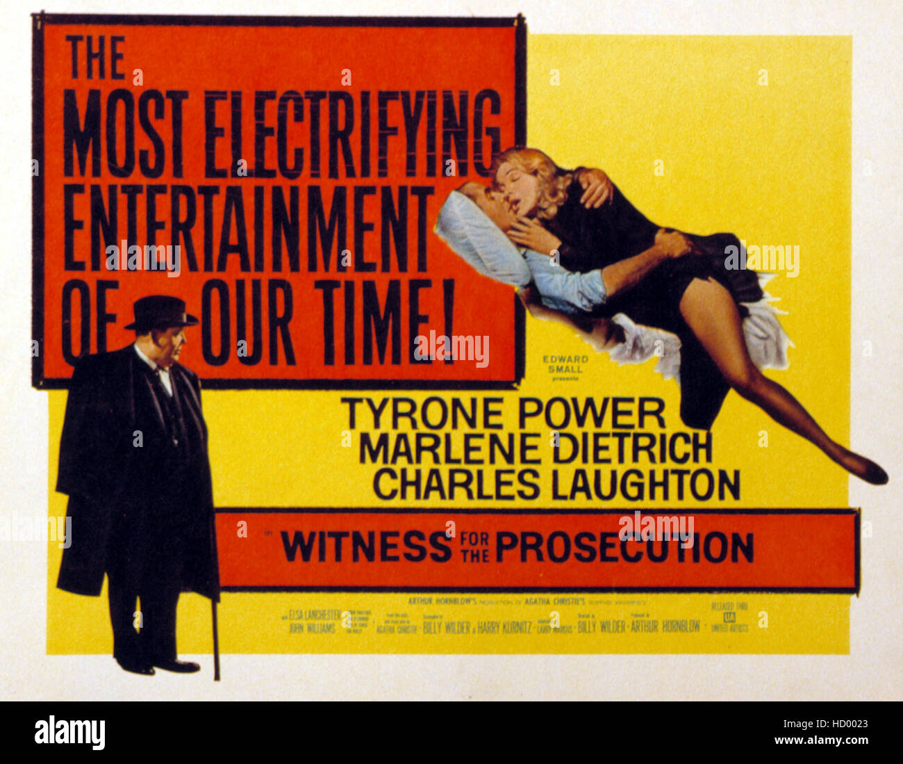 WITNESS FOR THE PROSECUTION, Poster Art, 1957 Stock Photo - Alamy