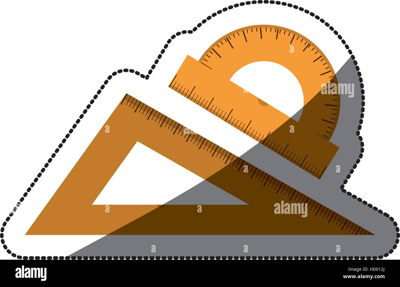 Ruler closeup Stock Vector Images - Alamy