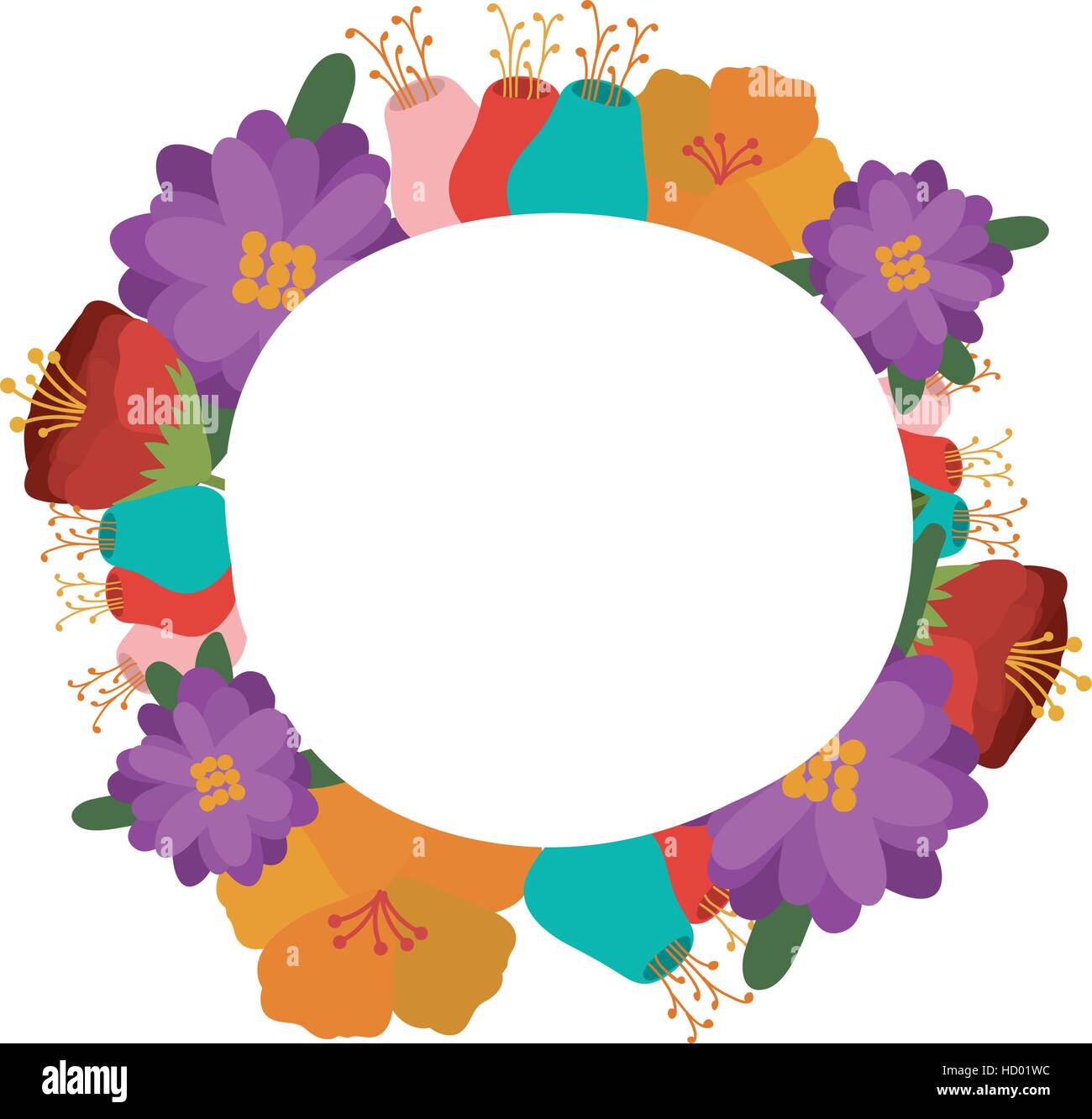 Isolated flowers decoration design Stock Vector Image & Art - Alamy
