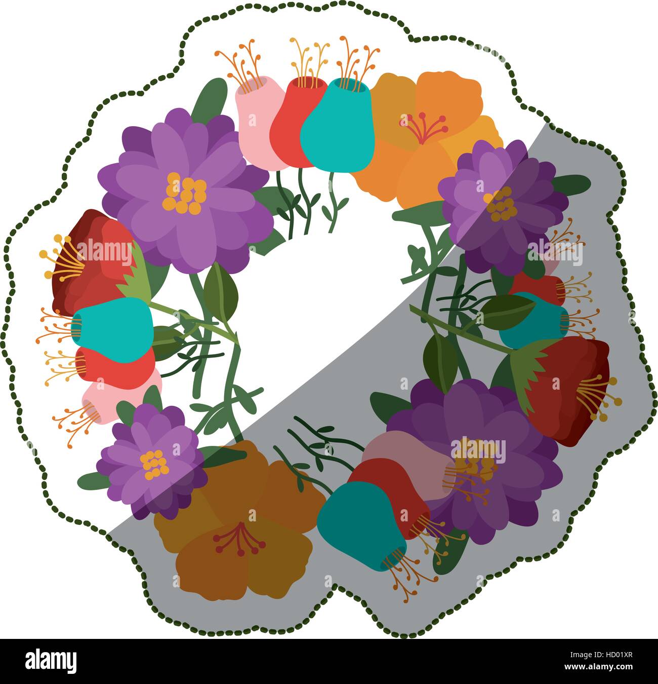 Isolated flowers decoration design Stock Vector Image & Art - Alamy