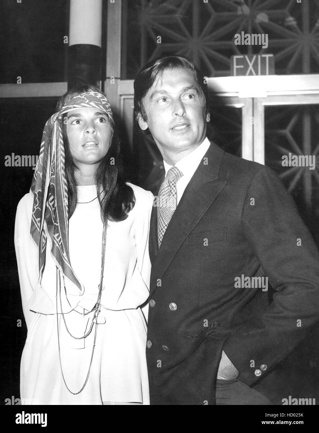Ali MacGraw with Bob Evans, circa 1969 Stock Photo Alamy