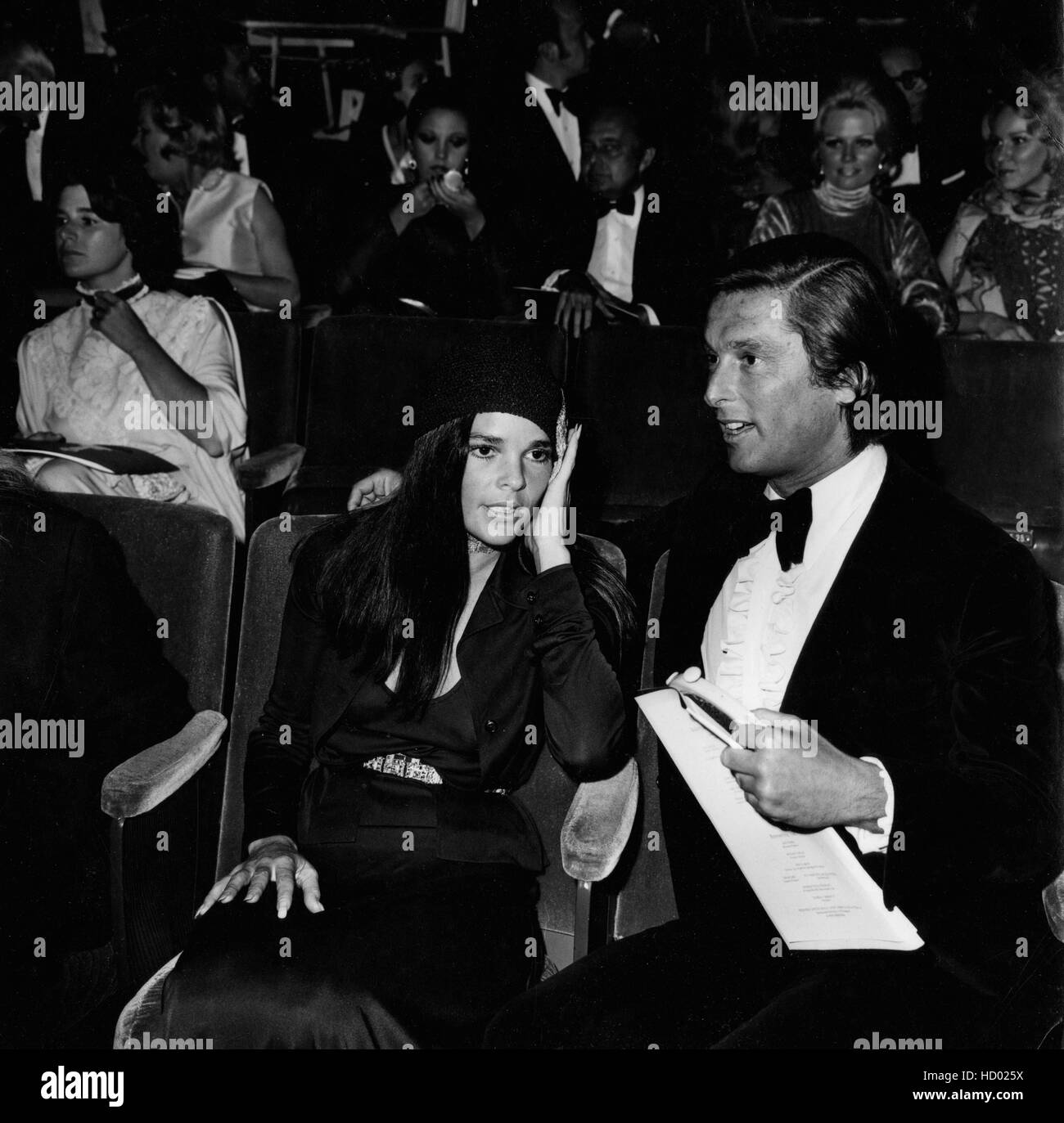Ali MacGraw and Robert Evans at the Academy Awards, 1971. Photo: Courtesy Everett Collection Stock Photo