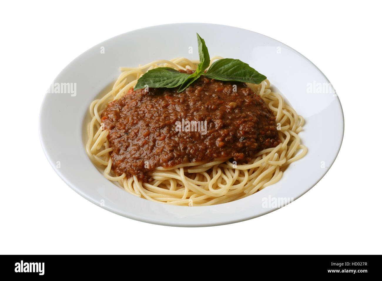 spaghetti with beef Stock Photo Alamy