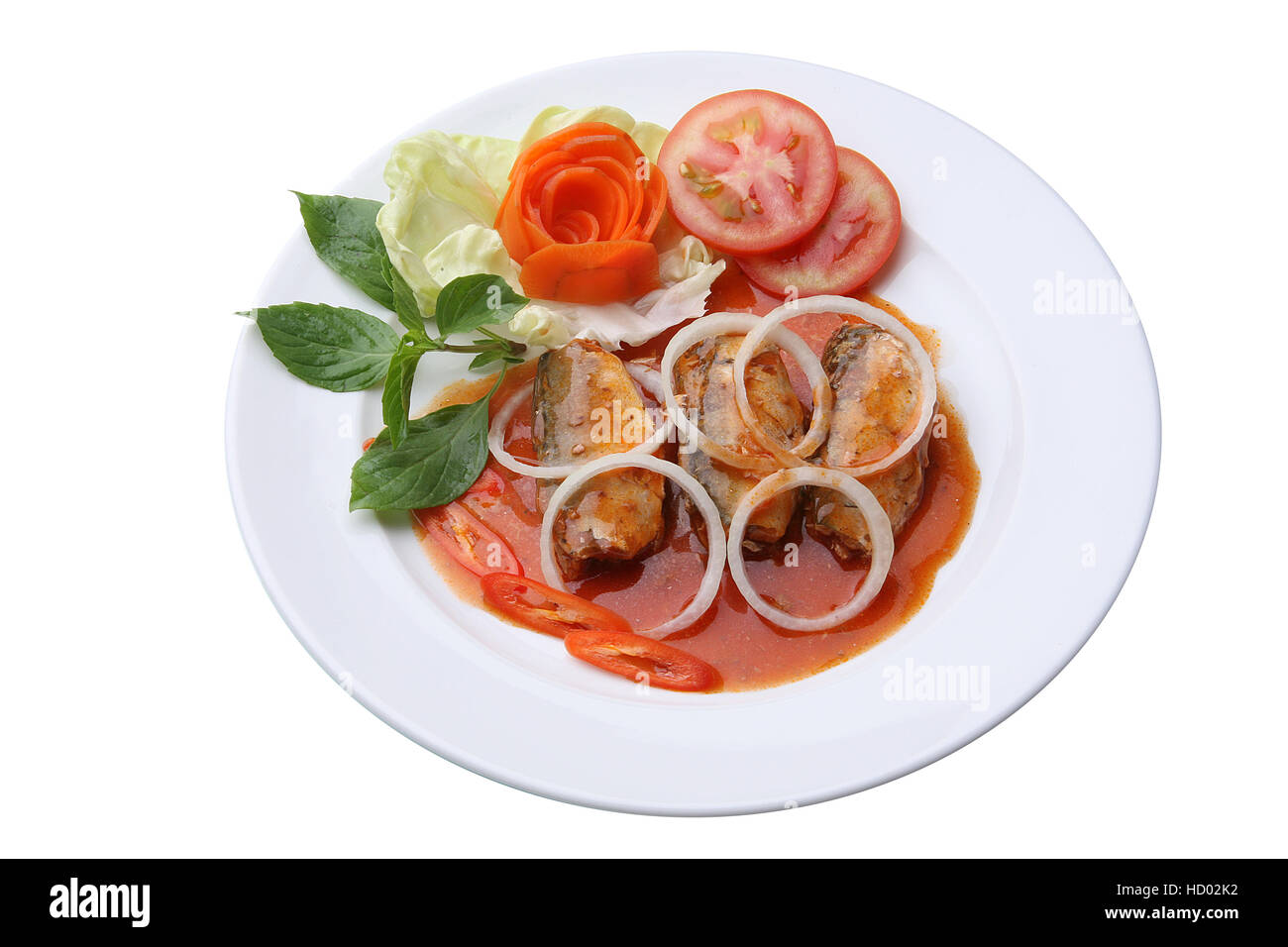 foods, canned fish Stock Photo