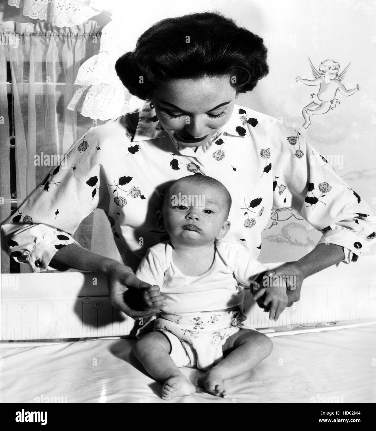 Ann Blyth with daughter, Maureen, 1956 Stock Photo Alamy