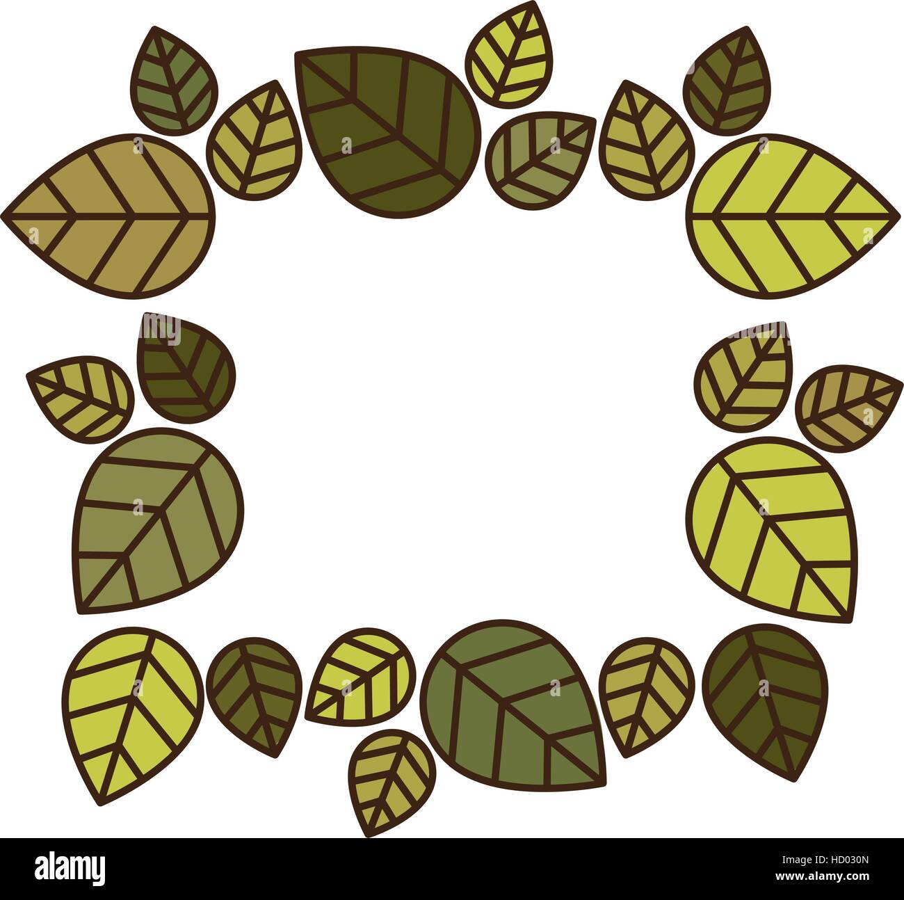 Isolated leaves decoration design Stock Vector Image & Art - Alamy
