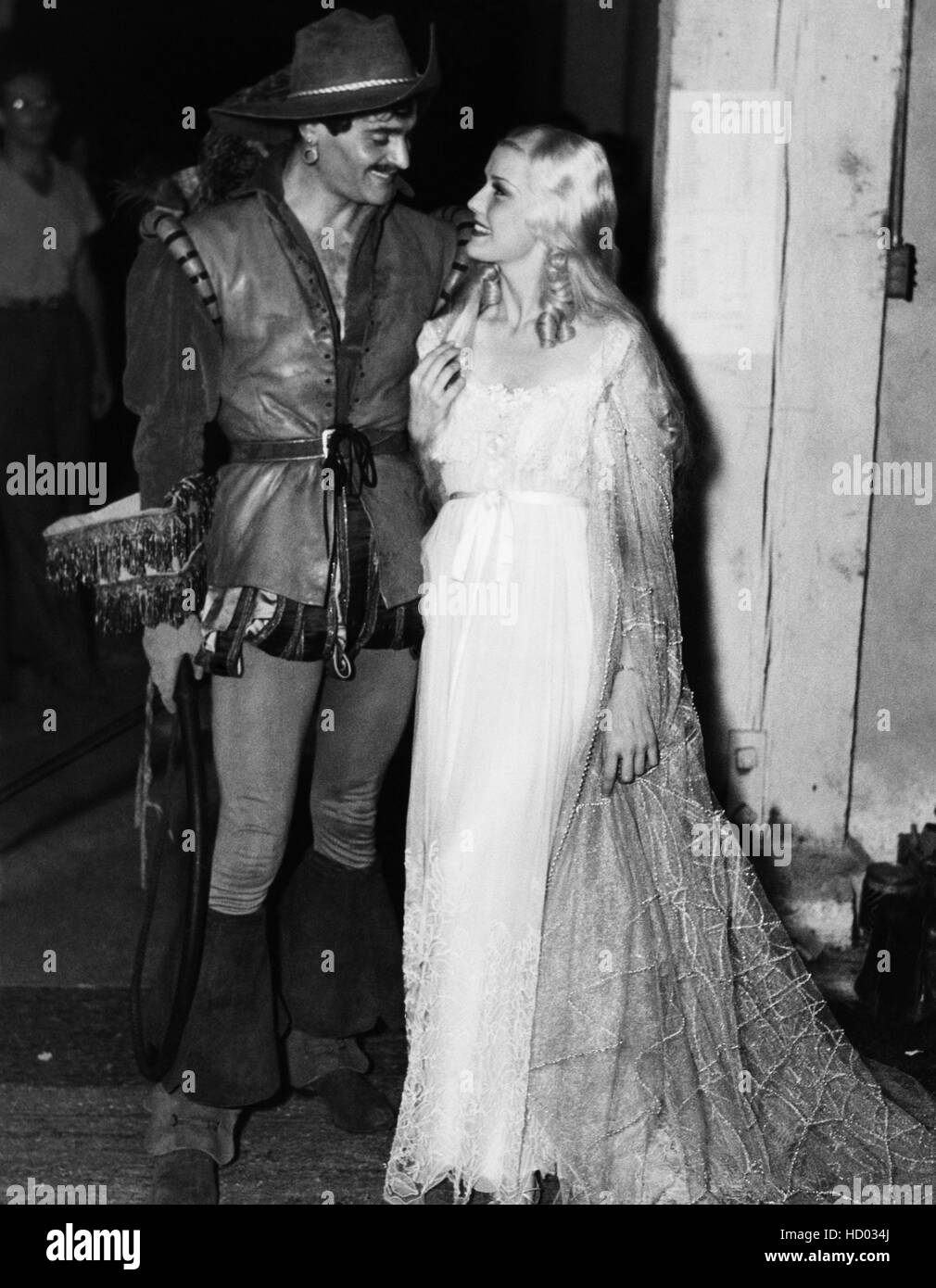 From left, Francis Lederer, Anita Louise, rehearsing for Night of 1000 ...