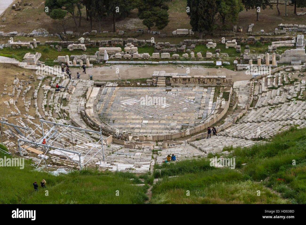 ATHENS, GREECE - caryatids at Erechtheum of Parthenon in Athens Greece ...