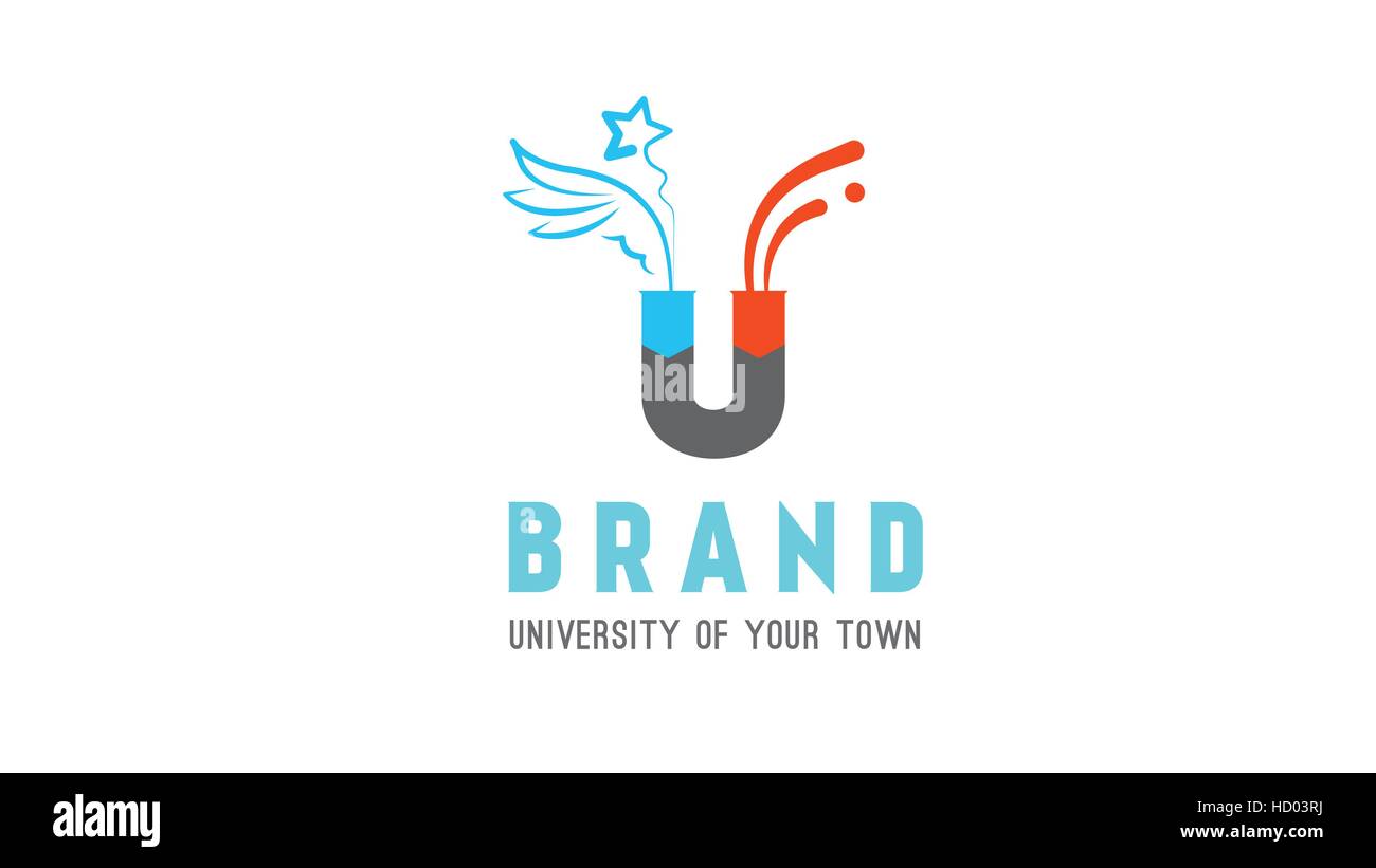 Education Logo Good For Graduation School Or University Stock