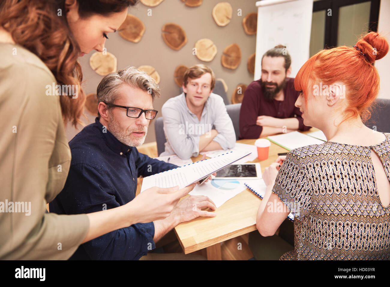 Working with creative and young people Stock Photo - Alamy