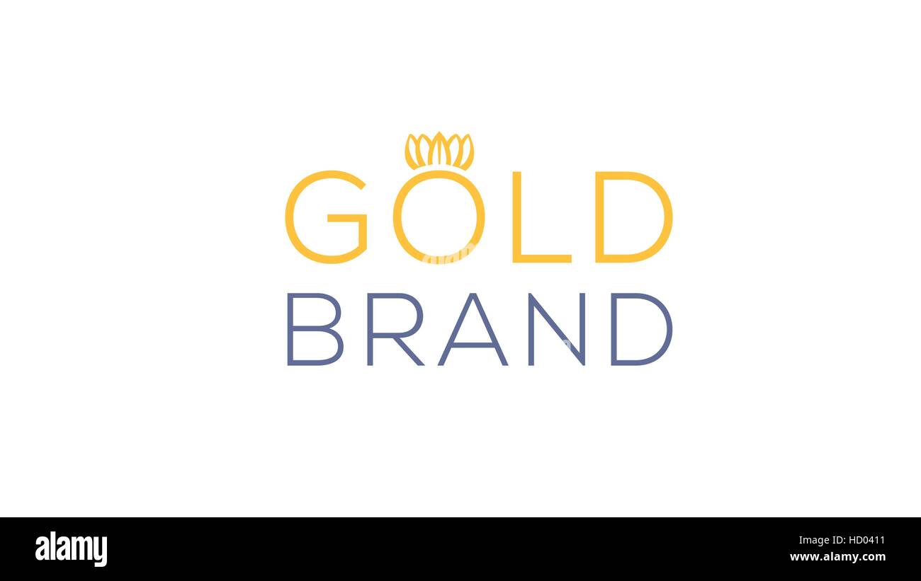 Golden jewelery vector logo design template Stock Vector Image & Art ...