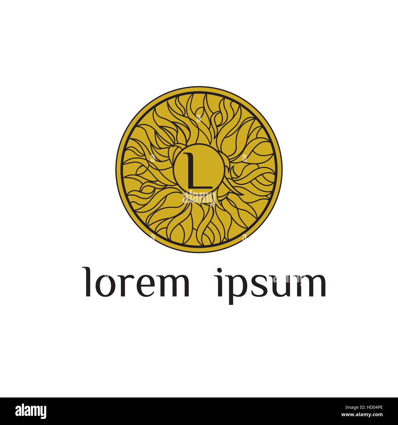 L letter vector logo design template. Geometric monogram (sign, symbol ...