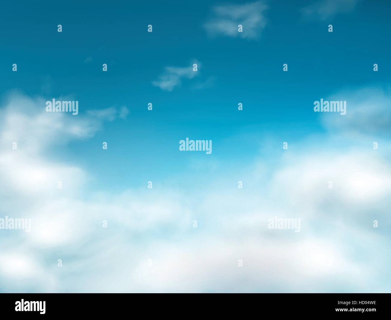 blue sky with clouds background in great weather Stock Vector Image ...