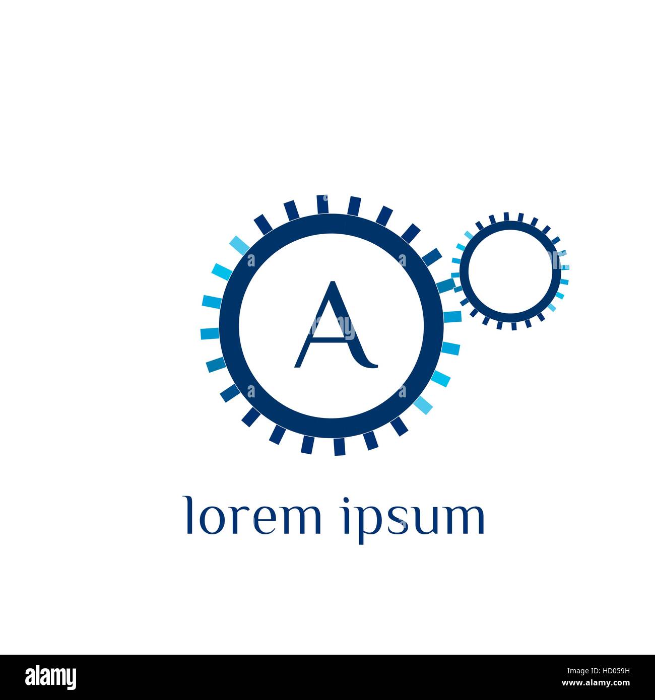 A letter vector logo design template Stock Vector Image & Art - Alamy