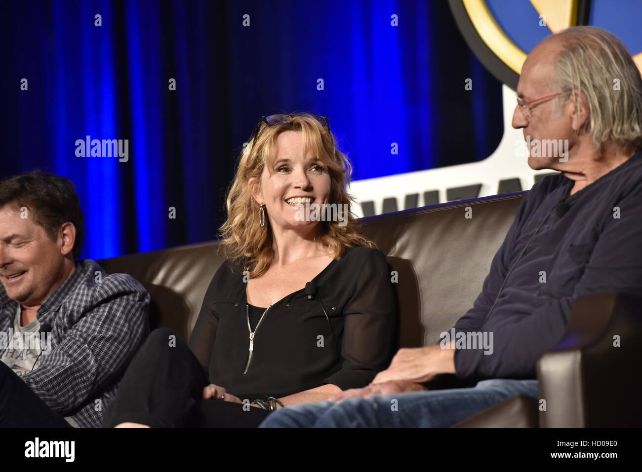 Wizard World Comic Convention - Day 3 at Donald E. Stephens Convention Center in Rosemont, Illinois.  Featuring: Lea Thompson Where: Rosemont, Illinois, United States When: 21 Aug 2016 Stock Photo