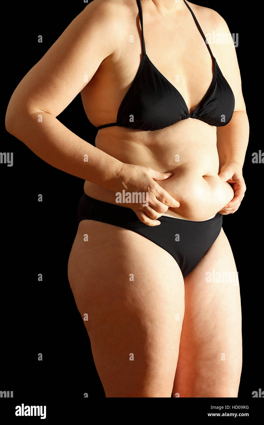 Fat woman bikini hi-res stock photography and images - Alamy