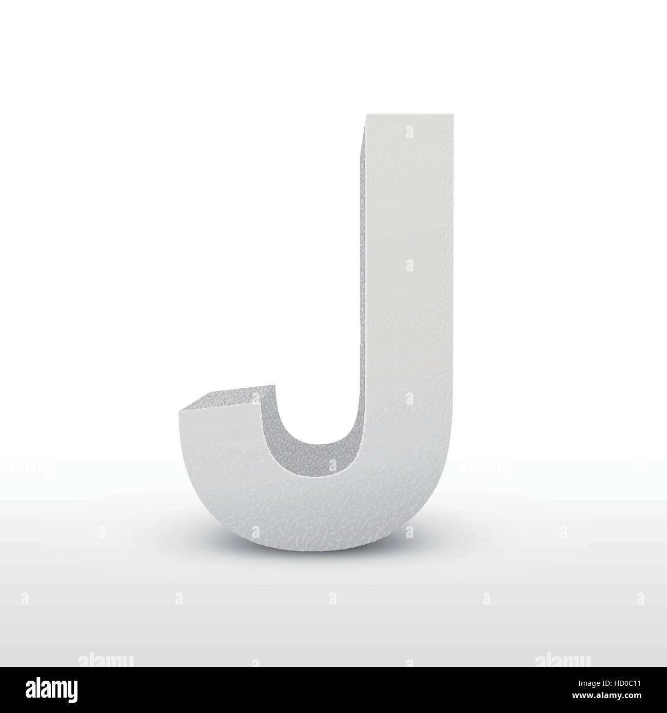 white letter J isolated on white background Stock Vector Image & Art