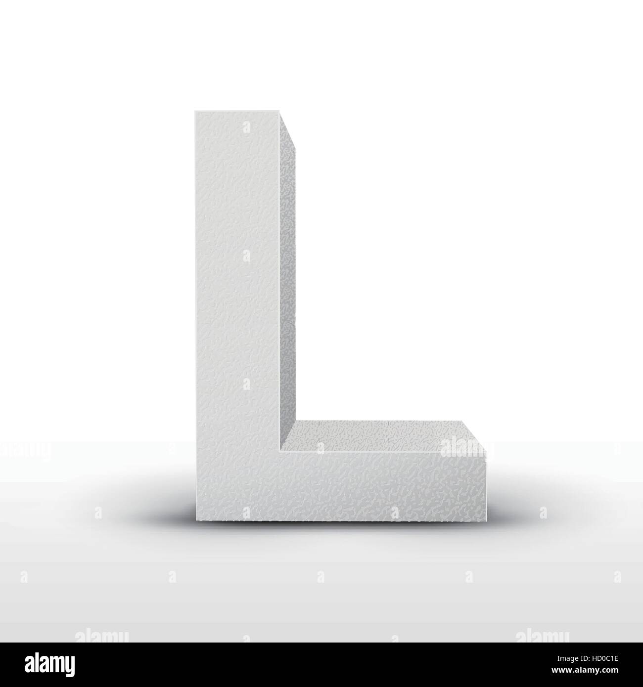 white letter L isolated on white background Stock Vector Image & Art ...