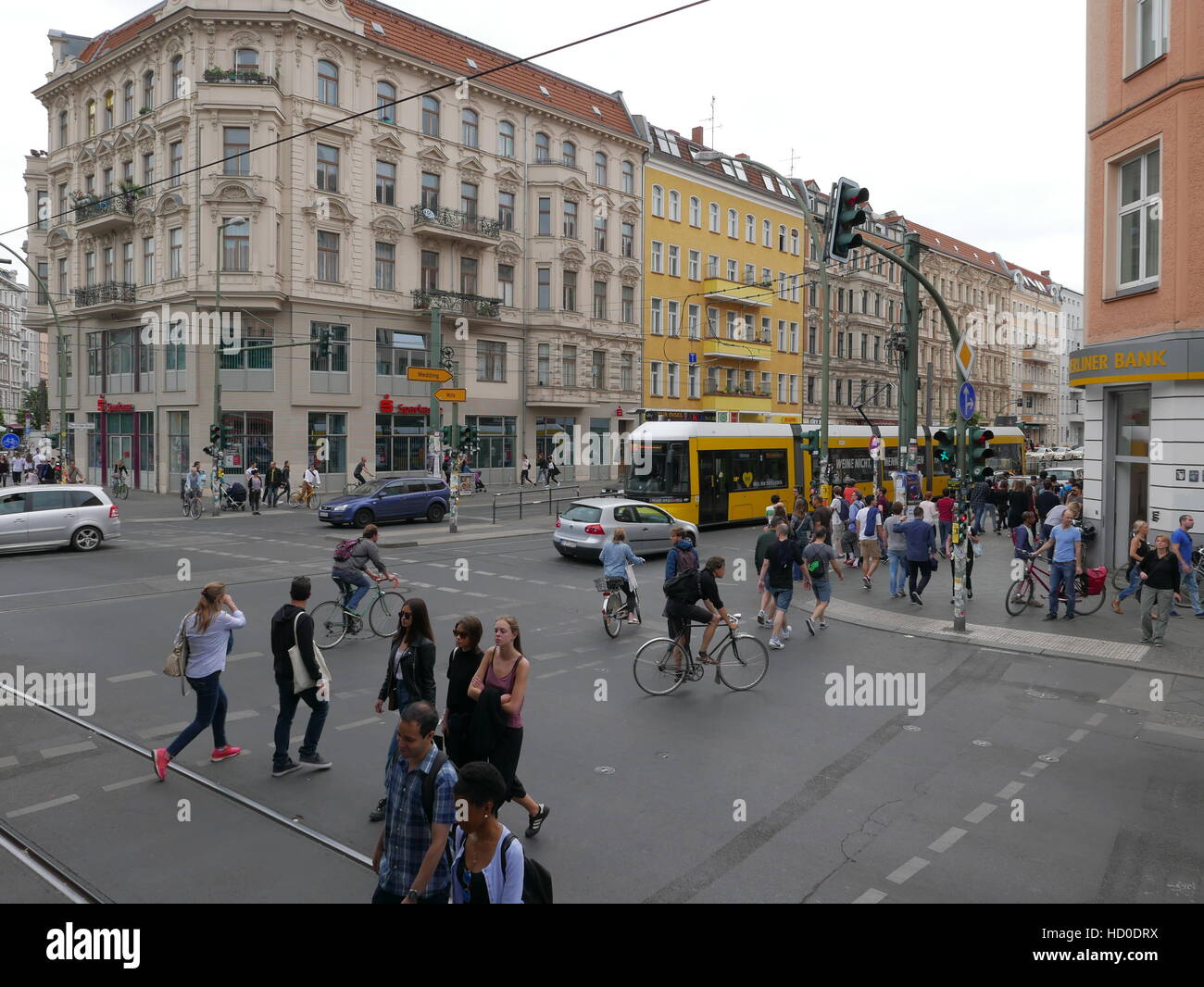 GERMANY Berlin Street intersection. photo by Sean Sprague Stock Photo