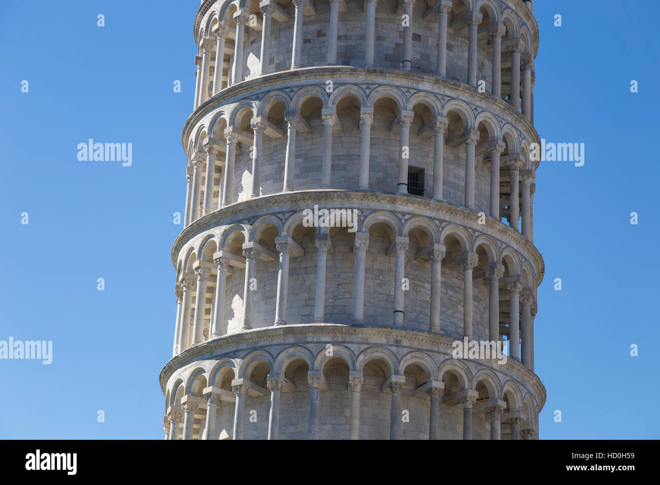 Leaning Tower of Pisa | Close Up Stock Photo