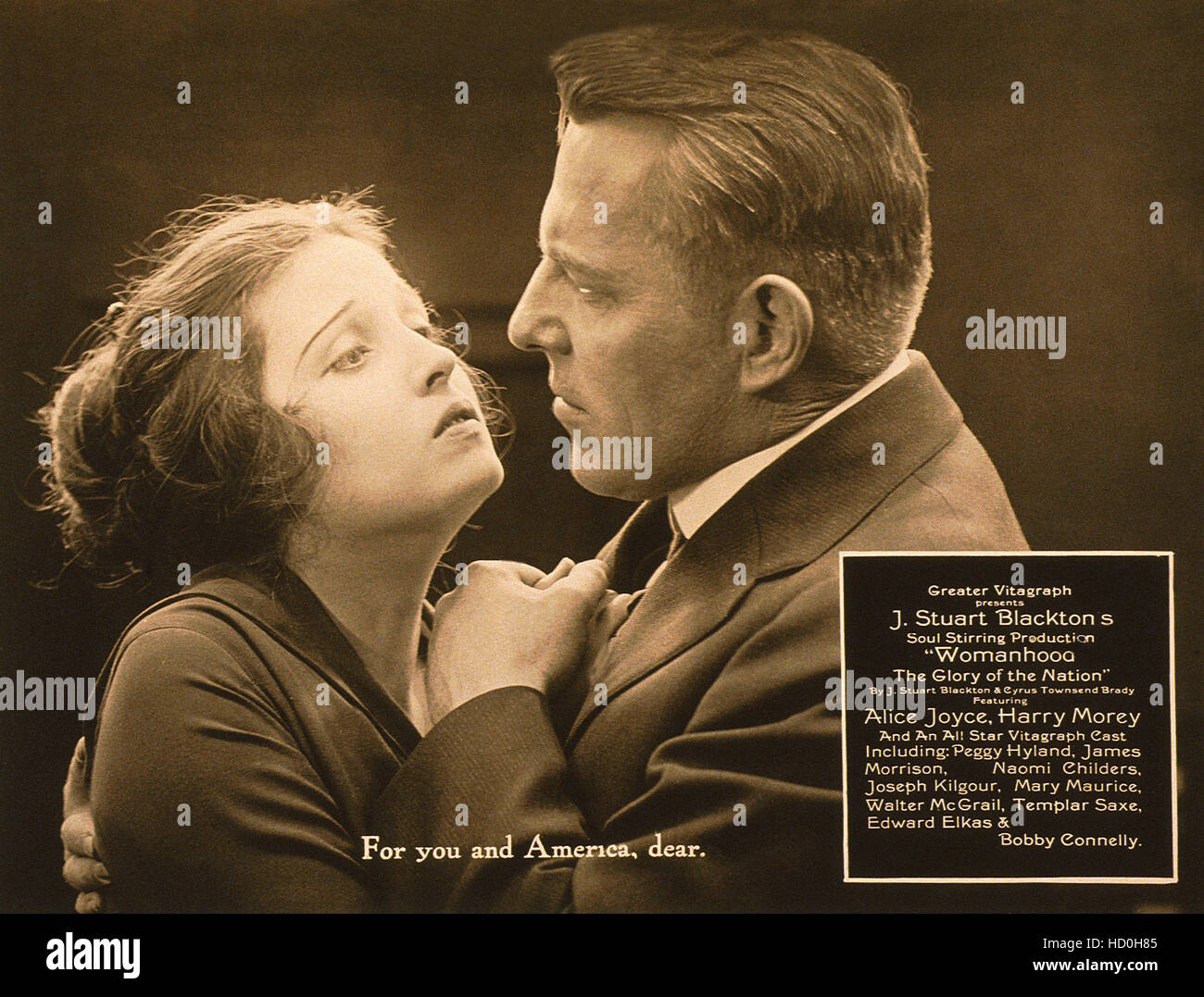 WOMANHOOD, THE GLORY OF THE NATION, US lobbycard, from left: Alice ...