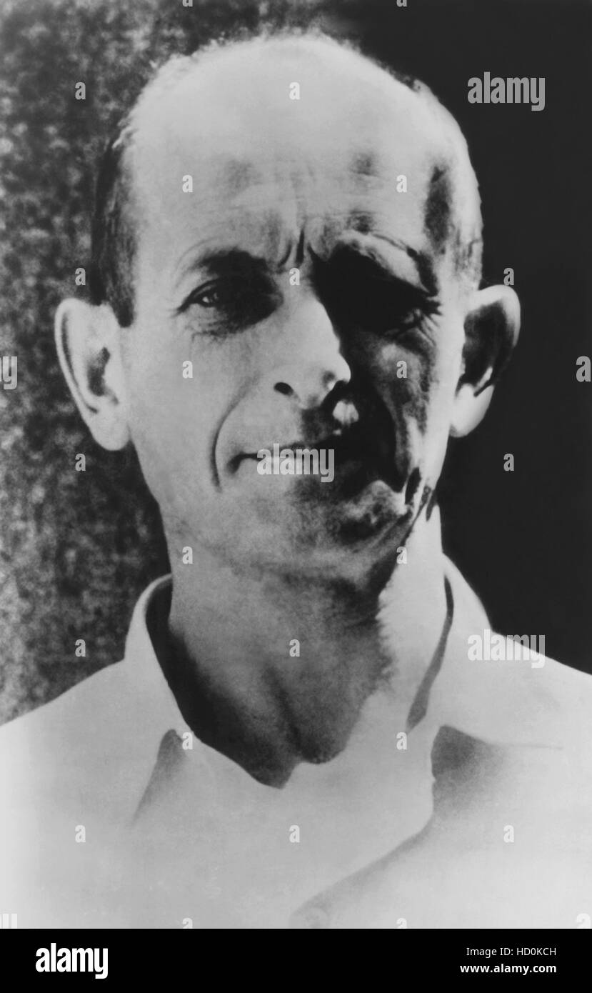 Adolf Eichmann, late 1940s. Stock Photo