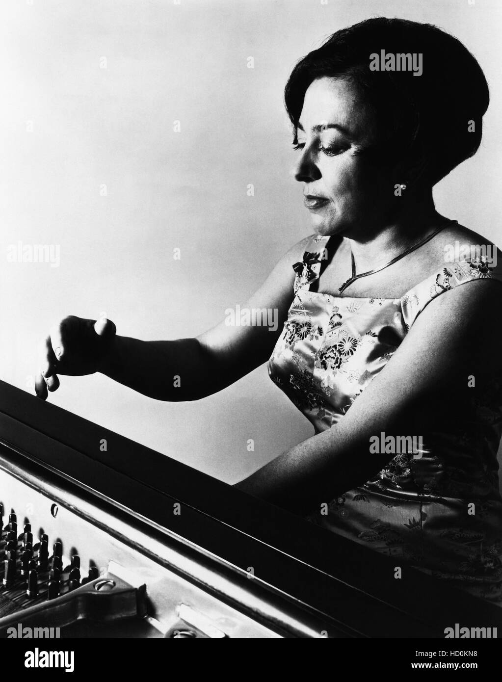 Pianist Alicia de Larrocha, 1970 Stock Photo - Alamy